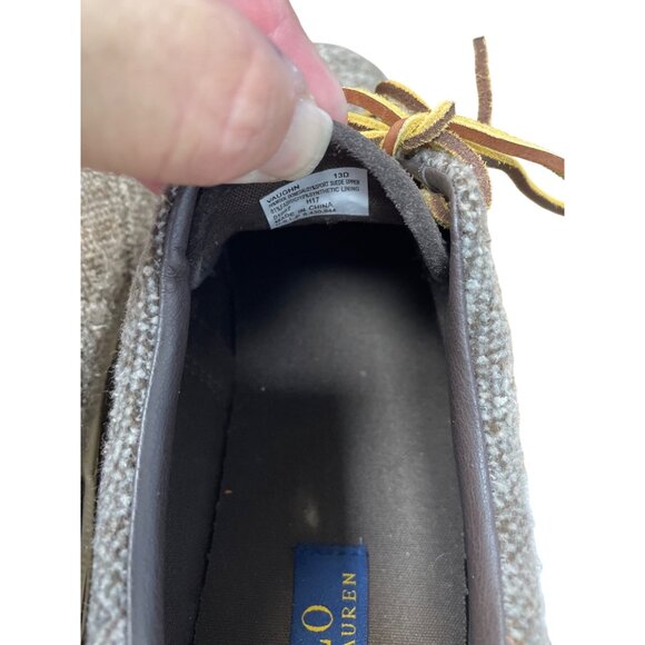 Polo Ralph Lauren Vaughn Mens wool Donegel Sneakers Sz13D SKU 9368 - Picture 7 of 13